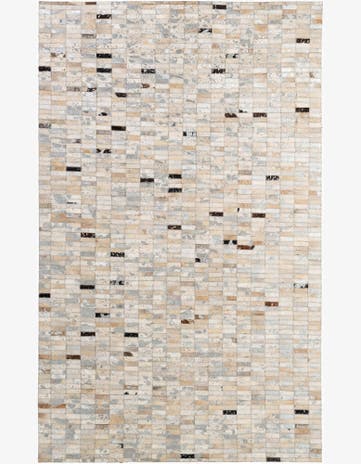 4' 11 x 7' 11 Cowhide - Patchwork Rug