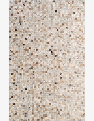 5' 1 x 8' 1 Cowhide - Patchwork Rug