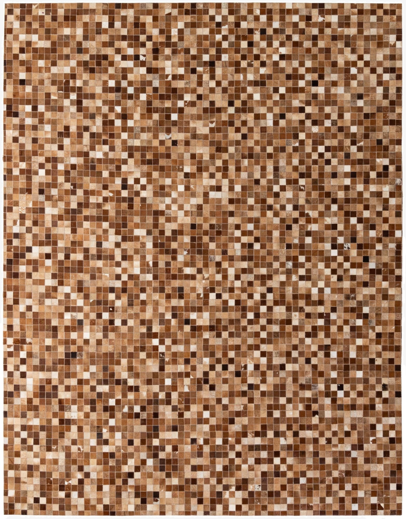 7' 11 x 9' 10 Cowhide - Patchwork Rug