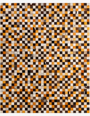 8' 2 x 10' Cowhide - Patchwork Rug