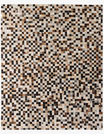 7' 11 x 9' 11 Cowhide - Patchwork Rug