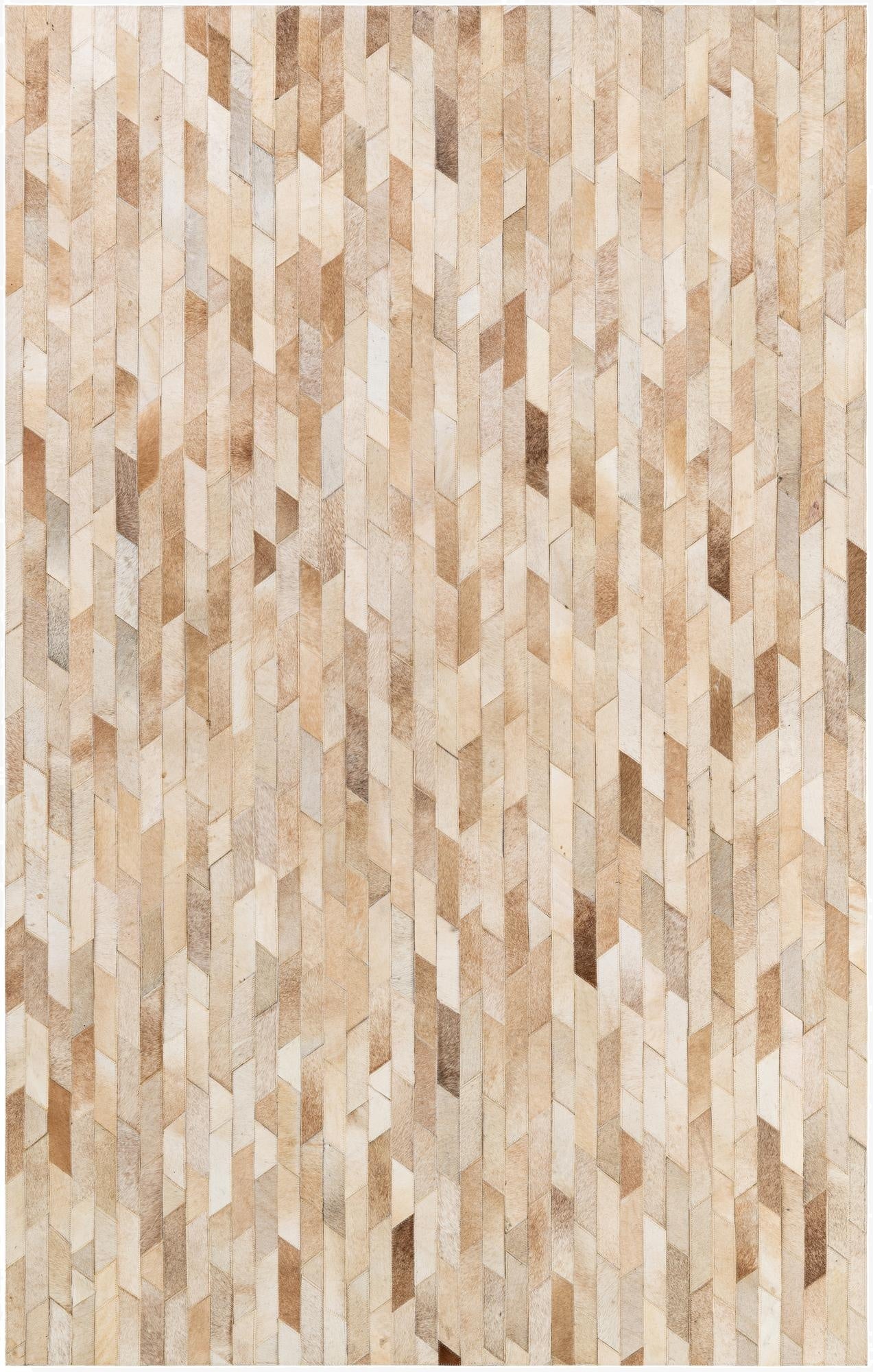 5' x 7' 11 Cowhide - Patchwork Rug