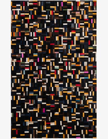 5' 1 x 7' 11 Cowhide - Patchwork Rug