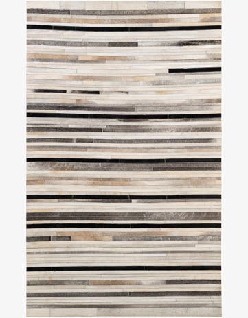 5' 1 x 8' 1 Cowhide - Patchwork Rug