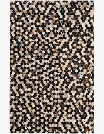 5' 1 x 7' 11 Cowhide - Patchwork Rug