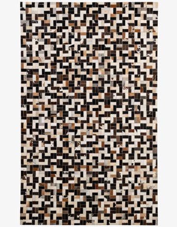 5' x 8' Cowhide - Patchwork Rug