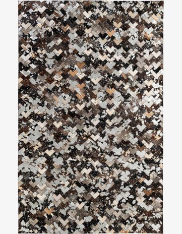 5' x 7' 11 Cowhide - Patchwork Rug