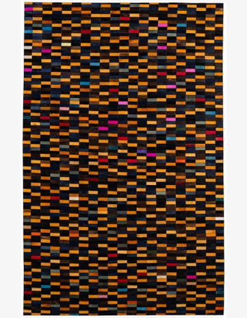 5' 2 x 7' 11 Cowhide - Patchwork Rug