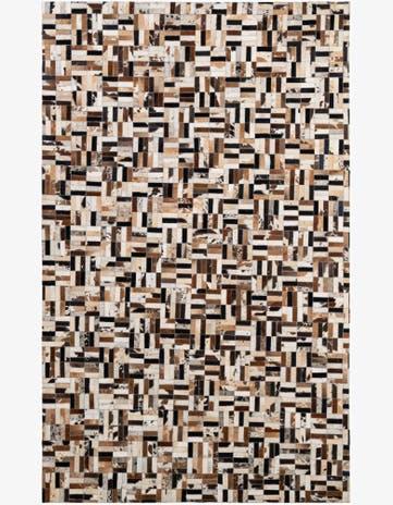 5' x 8' Cowhide - Patchwork Rug