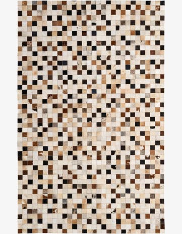 5' 1 x 7' 11 Cowhide - Patchwork Rug