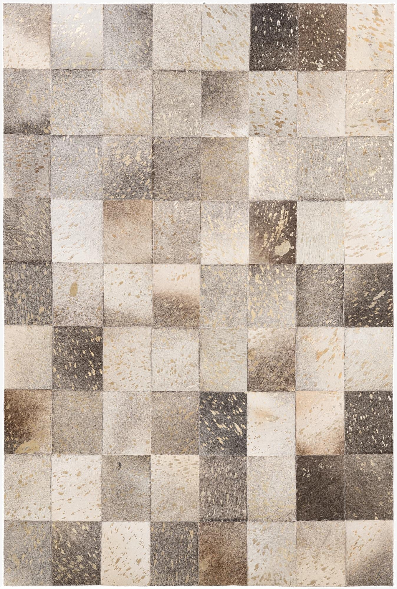 4' x 5' 11 Cowhide - Patchwork Rug