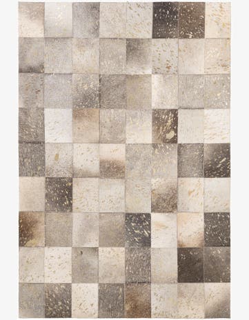 4' x 5' 11 Cowhide - Patchwork Rug
