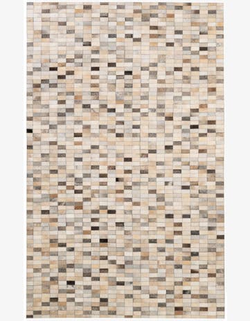 5' x 8' Cowhide - Patchwork Rug