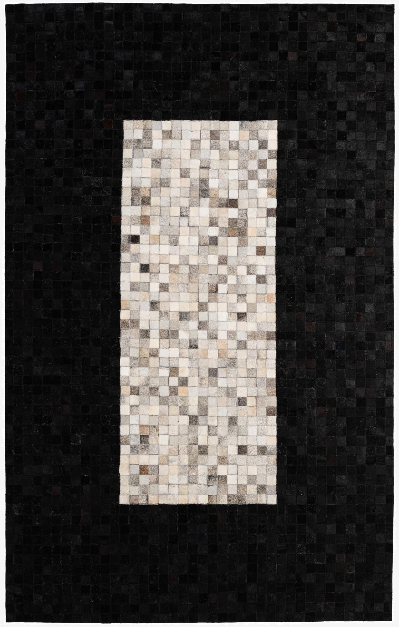 5' 1 x 7' 11 Cowhide - Patchwork Rug
