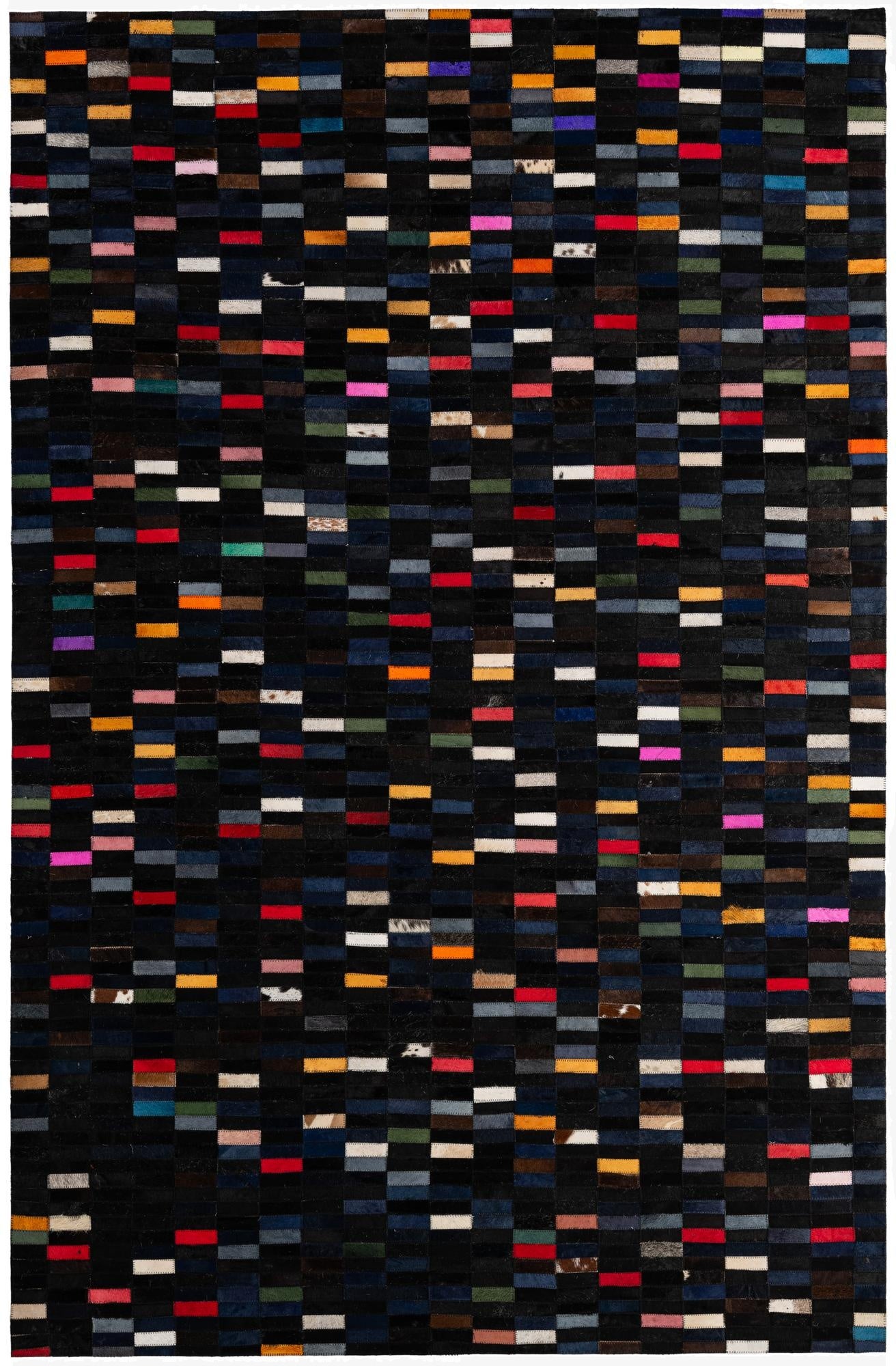 5' 2 x 7' 11 Cowhide - Patchwork Rug