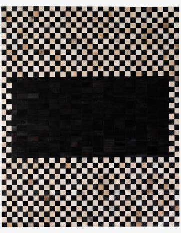 8' 1 x 10' Cowhide - Patchwork Rug