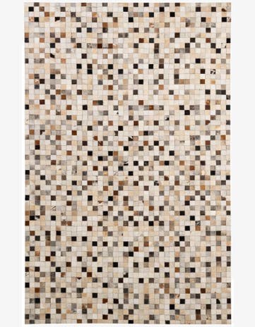 5' 1 x 7' 11 Cowhide - Patchwork Rug