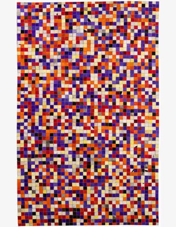 5' 1 x 7' 11 Cowhide - Patchwork Rug