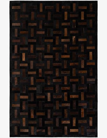 5' 3 x 8' 1 Cowhide - Patchwork Rug