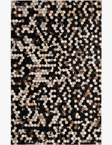 5' 1 x 7' 11 Cowhide - Patchwork Rug
