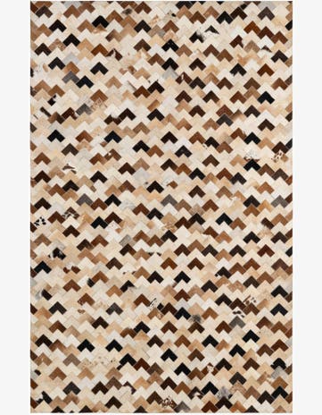5' 1 x 7' 11 Cowhide - Patchwork Rug