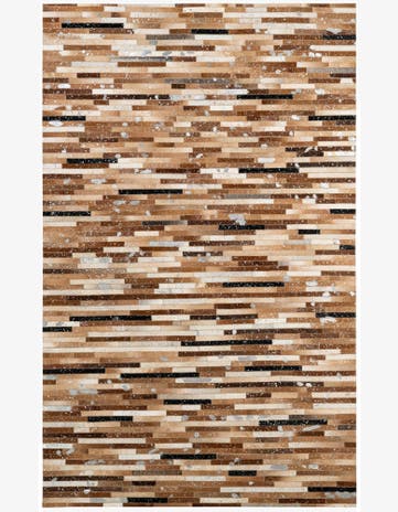 5' 1 x 8' 1 Cowhide - Patchwork Rug