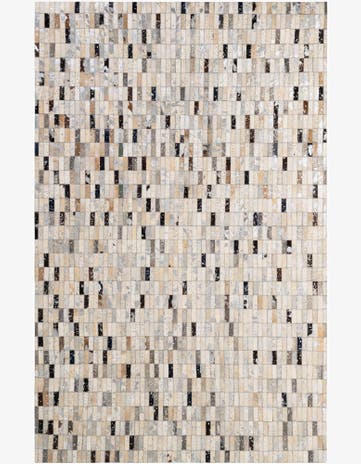 5' 1 x 8' 1 Cowhide - Patchwork Rug