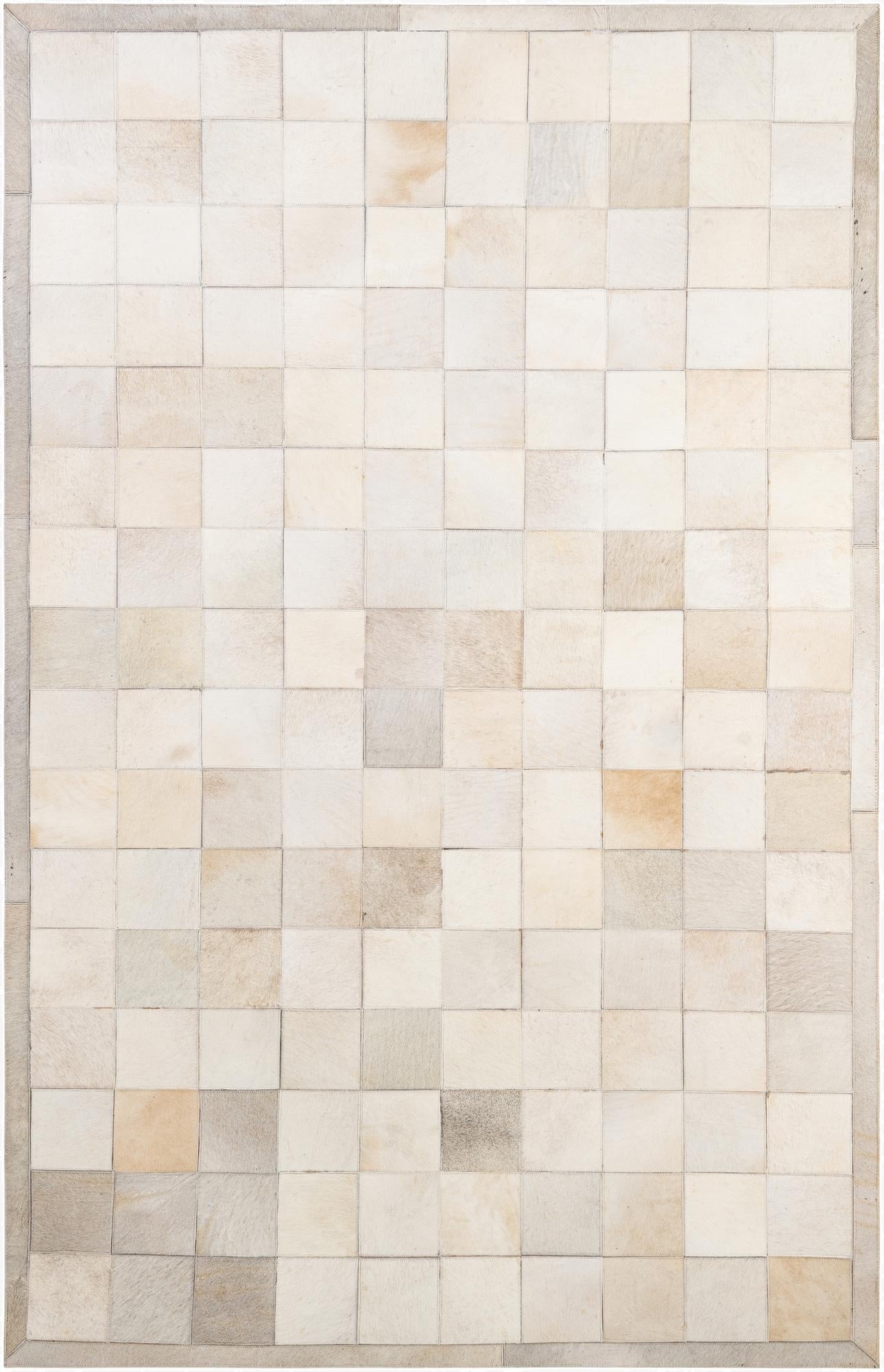 5' 2 x 7' 11 Cowhide - Patchwork Rug