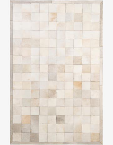 5' 2 x 7' 11 Cowhide - Patchwork Rug