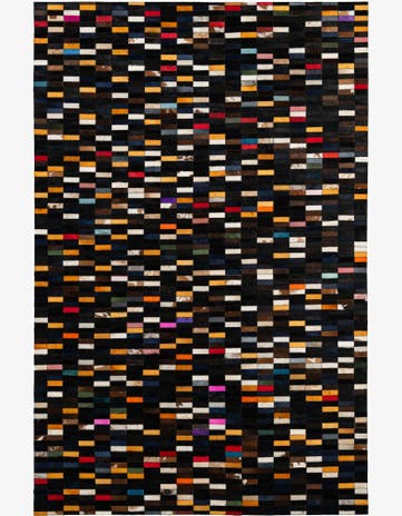 5' 2 x 7' 11 Cowhide - Patchwork Rug