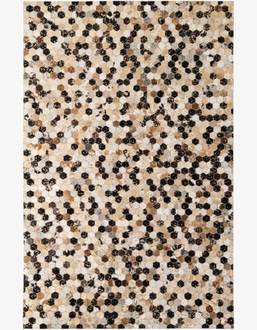 5' 2 x 8' Cowhide - Patchwork Rug