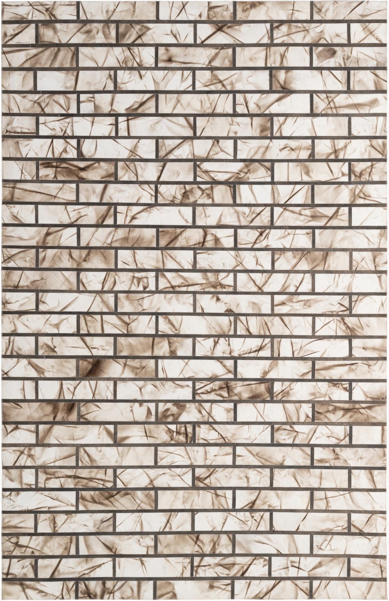 5' 2 x 8' 1 Cowhide - Patchwork Rug