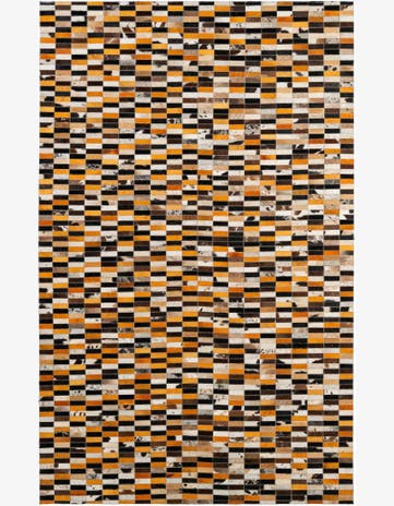 5' 1 x 7' 11 Cowhide - Patchwork Rug