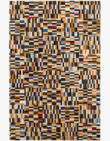 5' 1 x 7' 11 Cowhide - Patchwork Rug