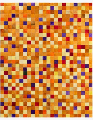 7' 11 x 9' 10 Cowhide - Patchwork Rug