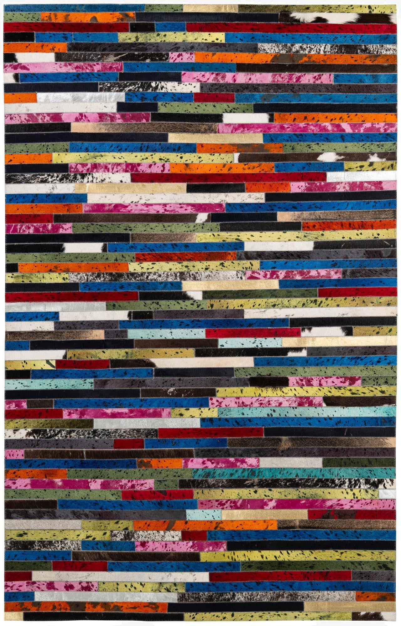 5' 1 x 7' 11 Cowhide - Patchwork Rug