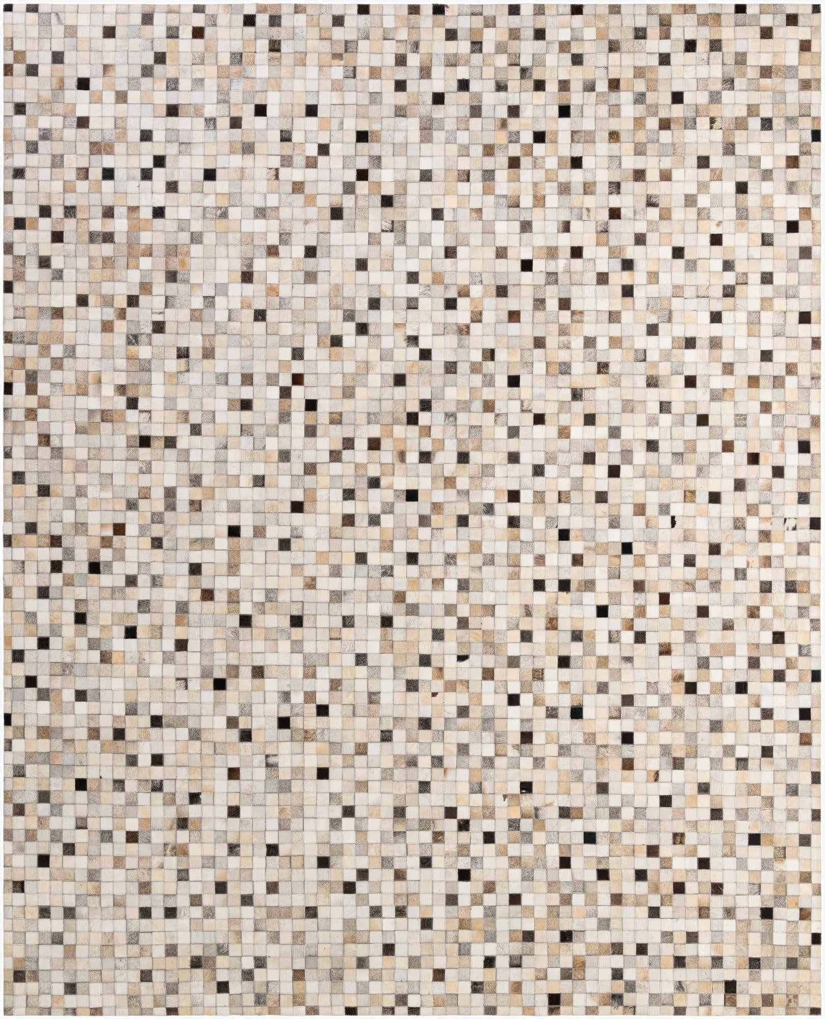 8' 2 x 10' Cowhide - Patchwork Rug