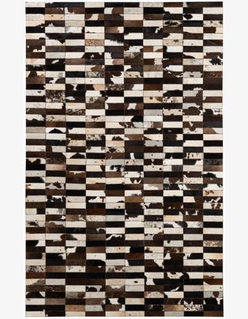 5' x 7' 11 Cowhide - Patchwork Rug