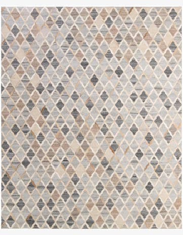 8' x 9' 10 Cowhide - Patchwork Rug