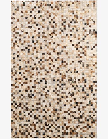 5' 2 x 8' 2 Cowhide - Patchwork Rug