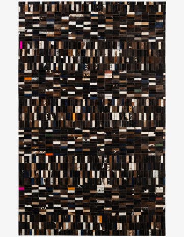 5' 1 x 8' Cowhide - Patchwork Rug