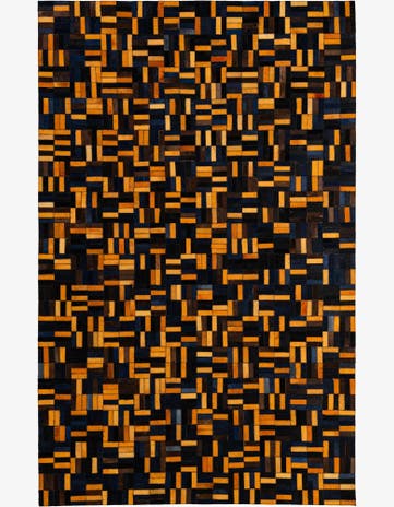 5' x 7' 11 Cowhide - Patchwork Rug