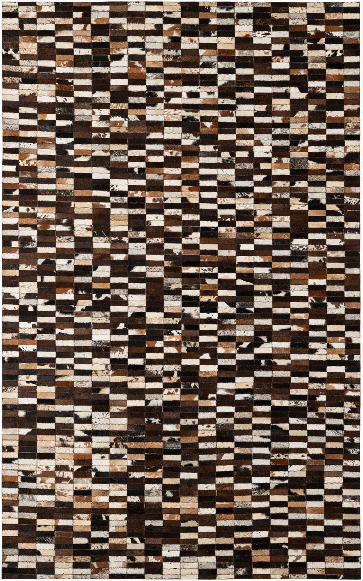 5' x 8' Cowhide - Patchwork Rug