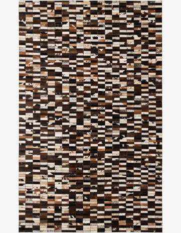 5' x 8' Cowhide - Patchwork Rug