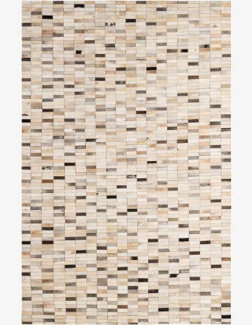 5' 2 x 7' 11 Cowhide - Patchwork Rug