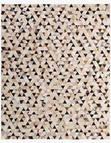 8' x 9' 10 Cowhide - Patchwork Rug