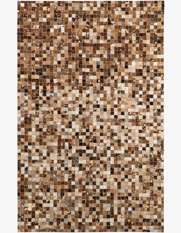 5' 1 x 7' 11 Cowhide - Patchwork Rug