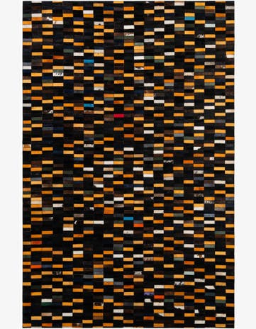 5' 2 x 8' Cowhide - Patchwork Rug