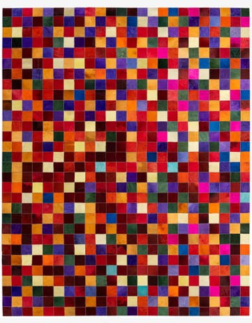 7' 11 x 9' 10 Cowhide - Patchwork Rug