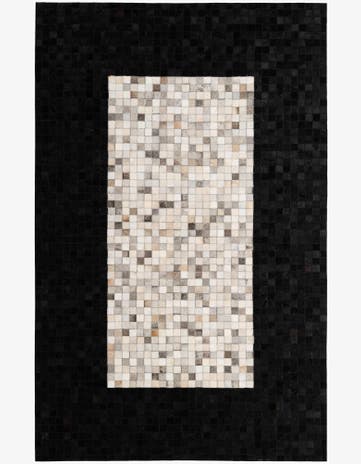 5' x 7' 10 Cowhide - Patchwork Rug